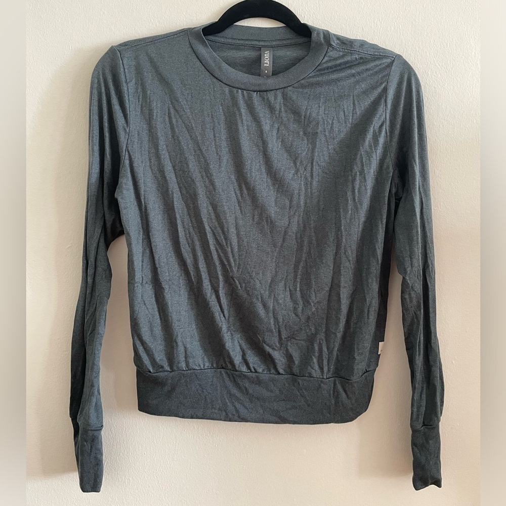 vuori daydream crew long sleeve active top